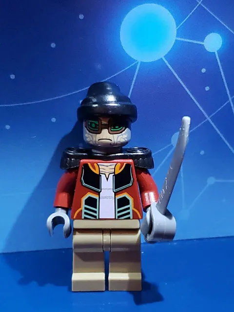 LEGO Star Wars Hondo Ohnaka Minifigure Space Pirate Clone Wars 7753 sw0246