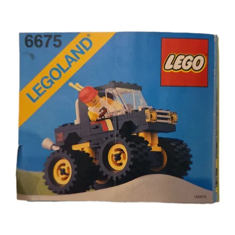 Vintage Lego Legoland City Instruction Book Road & Trail 4x4 6675