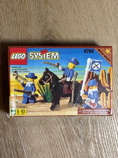 LEGO 6706 Western Frontier Patrol Calvary Vintage 1997 Factory Sealed Box NEW
