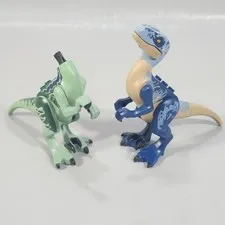 LEGO Jurassic World Blue Velociraptor Biplane Rescue 75942 Raptor Rampage 75917