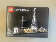 LEGO Architecture Paris 21044 Building Set Model Kit Box Not Perfect NISB