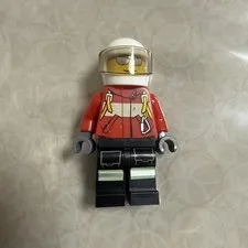 Lego City Fire Rescue Helicopter Pilot Minifigure