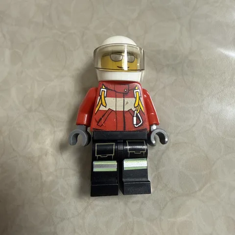 Lego City Fire Rescue Helicopter Pilot Minifigure