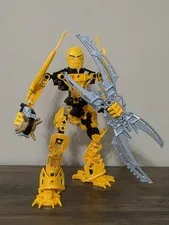 LEGO BIONICLE: Glatorian Legends - Mata Nui (8989) 100% Complete W/ Thornax