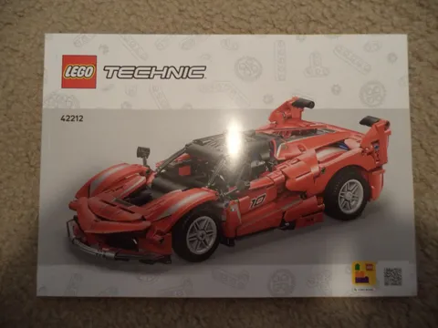 LEGO Technic Instruction Manual 42212 Ferrari FXX K
