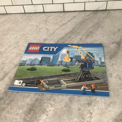 LEGO City 60098 Heavy-Haul Train Instruction Manual Booklet Only Original Set