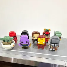 LEGO BrickHeadz Bulk Lot -Thanos Boba Fett Iron Man Grogu Kylo Star Wars Marvel