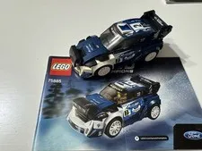 LEGO Speed ​​Champions Ford Fiesta 75885 Free Ship Pre Build Used W/ Manual