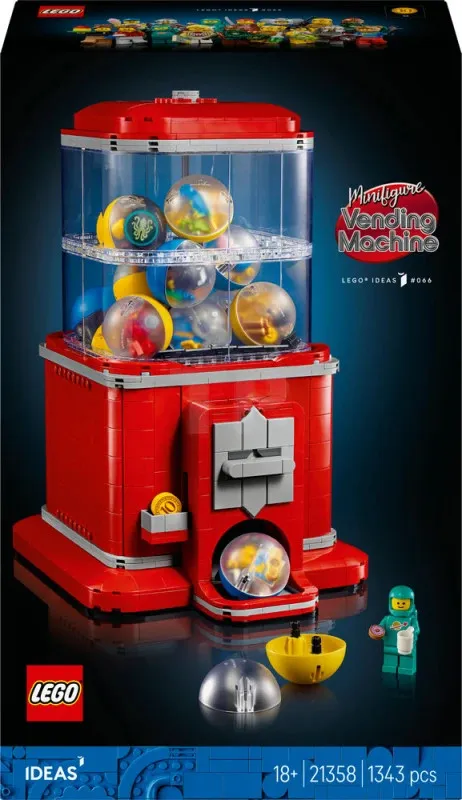 LEGO Ideas Minifigure Vending Machine 21358 Building Toy Set New Gift