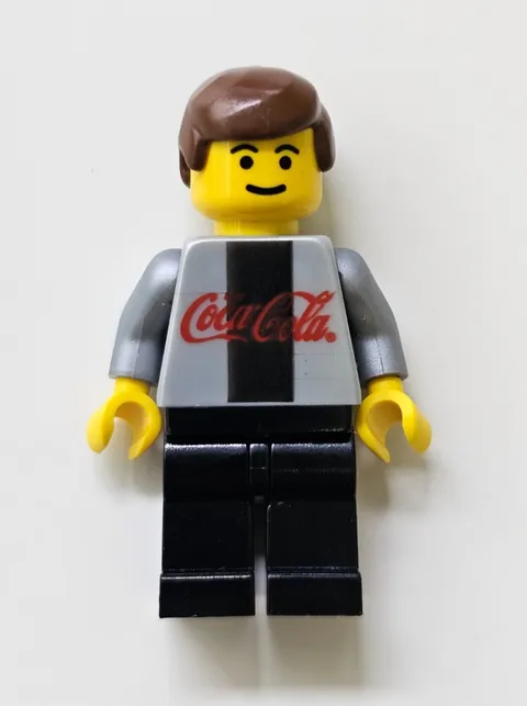 LEGO 2002 Japan Coca-Cola World Cup Secret Player B 4472 / Cc4472 Minifig Rare
