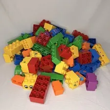 LEGO Quatro Large Jumbo Building Blocks Lot 100+ Pieces Mixed Colors Toddler