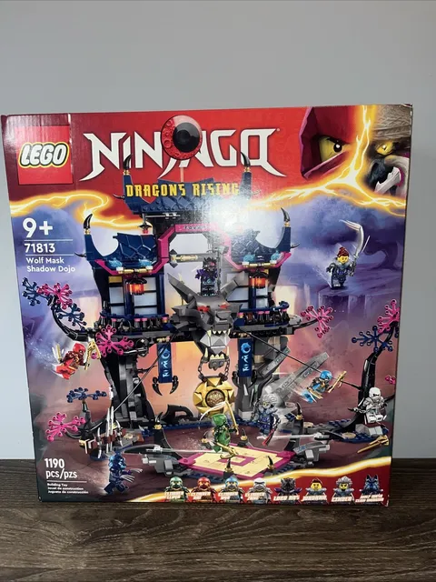 LEGO NINJAGO: Wolf Mask Shadow Dojo (71813) Retired Factory Sealed Box