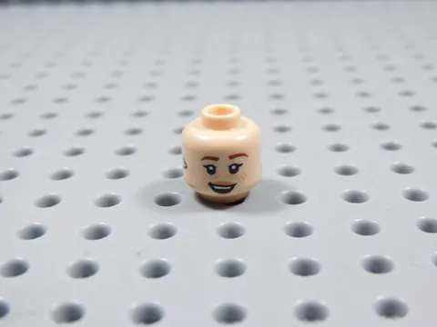 LEGO Female Girl Dual Sided Flesh Head Freckles Earpiece Minifig BG