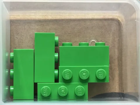 LEGO Parts - Bright Green Brick 1 x 3 - No 3622 - QTY 5