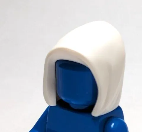 Lego - Minifigure Headgear - White Hood, Hat - Spider Gwen