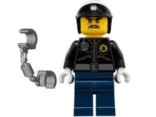 LEGO The Ninjago Movie City Officer Toque Minifigure njo357 w/ handcuffs 70607