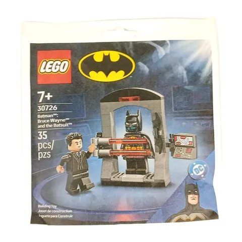 LEGO® Batman™ Bruce Wayne and the Batsuit Paper Bag 35 Piece Building Set 30726
