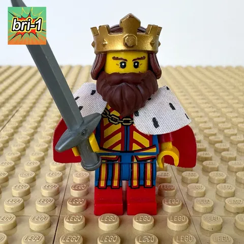LEGO Minifigures: Classic King, CAPE, SWORD, col13-1, 71008, SERIES 13, 2015