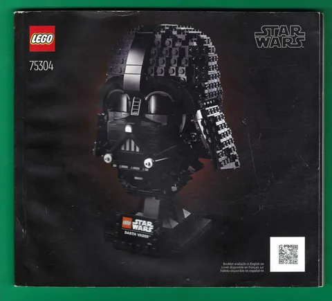 LEGO® Star Wars 75304 Darth Vader Helmet Instruction Manual Only!