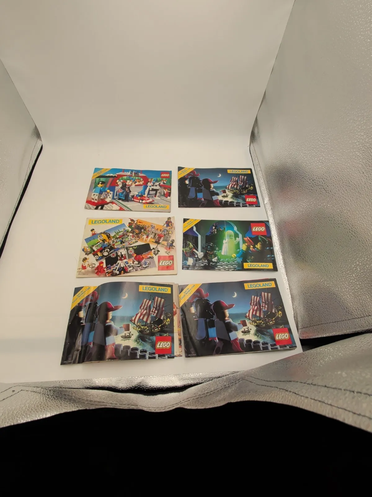Vintage Lego Small Catalog Lot Of 6 Pirates Racing Ghost Haunted