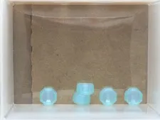 LEGO Parts - Satin Trans-Light Blue Rock 1 x 1 Jewel - No 65092 - QTY 5
