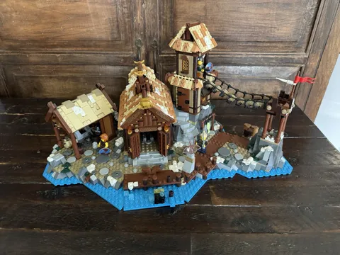 LEGO Ideas: Viking Village (21343) No box, No Instruct Missing a Few Pc’s, READ