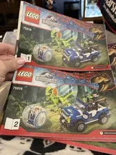 LEGO® Jurassic World 75916 Dilophosaurus Ambush Instruction Manual 1 And 2