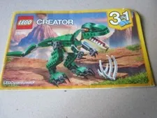Lego System Building Instructions Instruction 31058 Creator 3 in 1, T-Rex