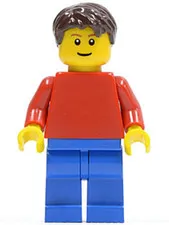 LEGO: Plain Red Torso Blue Legs (game008)