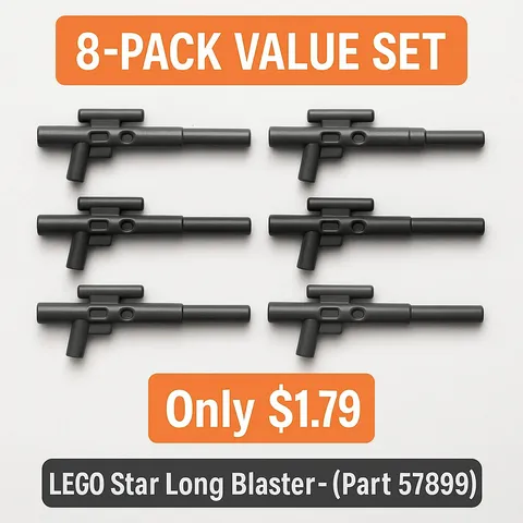 LEGO® Star Wars Long Blaster – 8-Pack Value Set (Part 57899)