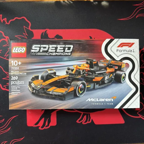 LEGO Speed Champions McLaren F1 Team MCL38 Race Car Toys - Building Set Ages 10+