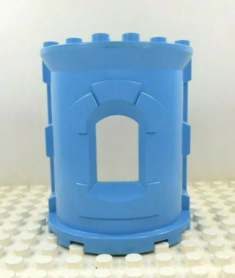 Lego Duplo Item Castle Tower Turret lt blue