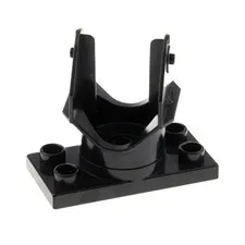 1X Lego Duplo Rotating Plate Holder 2X4 Black Firefighter Ladder 4664 4567C02