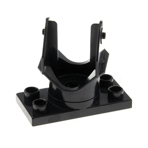 1X Lego Duplo Rotating Plate Holder 2X4 Black Firefighter Ladder 4664 4567C02