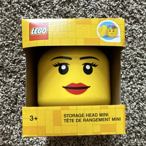 LEGO Storage Products: 40331725 Mini Head Yellow - Girl NEW