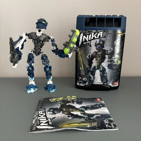 LEGO BIONICLE TOA INIKA - TOA HAHLI - 8728 - COMPLETE WITH MANUAL AND BOX