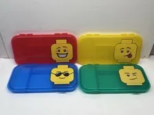 Lot Of 4 LEGO Minifigure Storage Cases (E5)