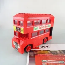 Vintage Lego Set No 384 London Bus 1960s/70s With Instructions