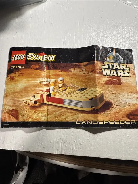 Vintage 1999 Lego System 7110 Instruction Manual Only