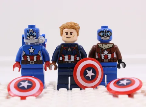 LEGO Marvel Captain America sh0228 sh0264 sh0374 Minifigures Lot of 3