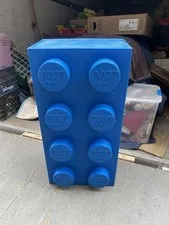 LEGO EMPLOYEE only large block Blue - 35” x 17.5” x 12.5” - non commercial item
