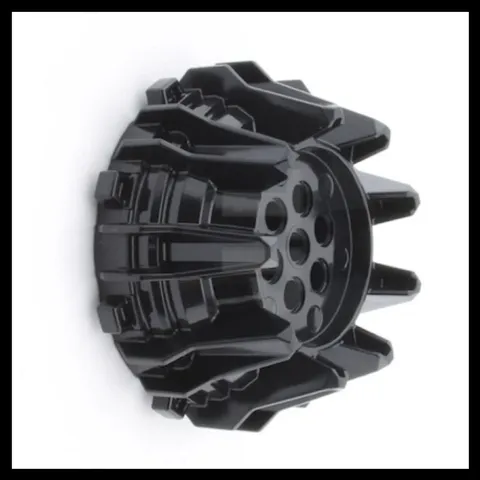 Lego Ninjago Black Wheel Hard Plastic Small Cleats Flanges 2012