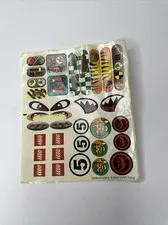 VINTAGE LEGO #2912 ACTION WHEELERS RADICAL RACER Sticker Sheet Replacement Rare
