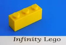 30 LEGO Yellow Brick 1 x 3 (3622) - (30 Pieces)