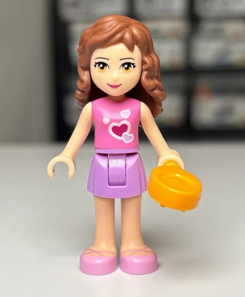 LEGO Friends Olivia Minifigure Mini Doll frnd0017  Skirt & Pink Top 3315 3184