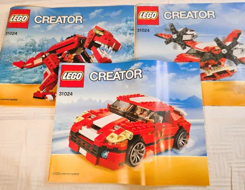 LEGO Creator 31024 Roaring Power Complete 3-in-1 Set w/ Manuals No Box