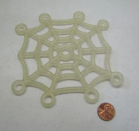 Lego Duplo CLEAR TRANSLUCENT SPIDER WEB Specialty 8x8 Block 1999 Sparkles