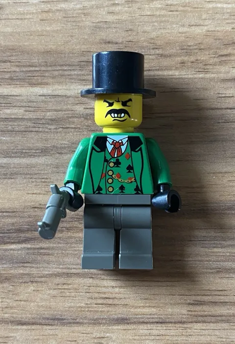Lego Western Cowboy Minifigure Dewey Cheatum Western Bandit