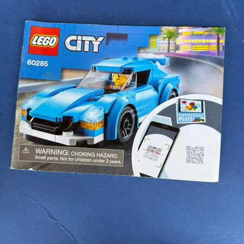 Lego 60285 Sports Car Instruction Manual No Bricks City