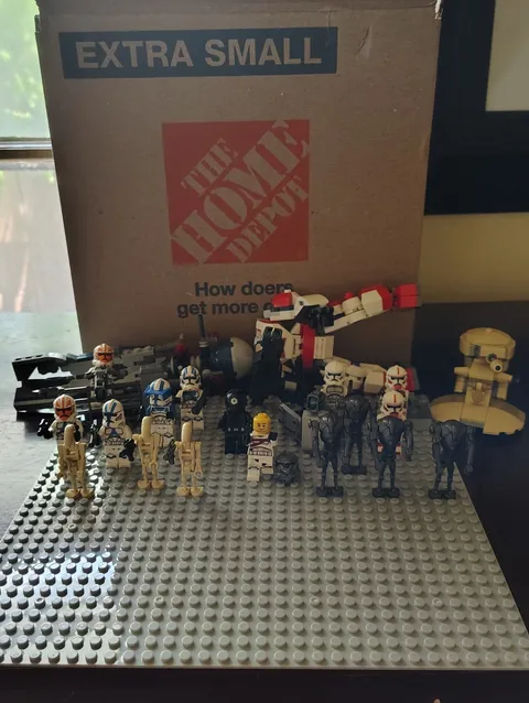 LEGO Star Wars Clone Trooper & Battle Droid Battle Pack Custom.(Read Details)